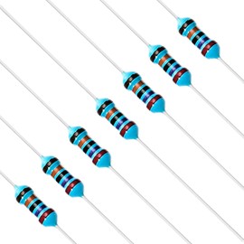 Chanzon 100pcs 1/4W (0.25W) 270K Ω ohm Metal Film Fixed Resistor 0.01 ±1% Tolerance 270KR MF Through Hole Resistors Current Limiting Rohs Certificated