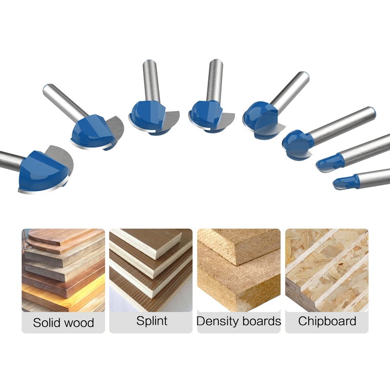 ROOCBIT 1/4 Inch Shank Cove Box Router Bit - 1/4"