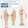 dodtazz Drawing Wooden Doll Hand, Set of 3, Hand, Right