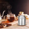sourcing map 6 Pcs Tea Tins Canister with Airtight Double