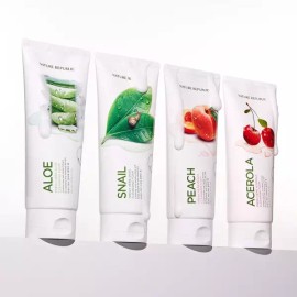 Nature Republic [네이처리퍼블릭] 1+1+1+1 프레시 허브 폼클렌징 (4종 택 1) [아세로라 4개 PK1322] [Nature Republic] 1+1+1+1 Fresh Herb Foam Cleansing (Choose 1 from 4 Types) [4 Packs of Acerola PK1322]