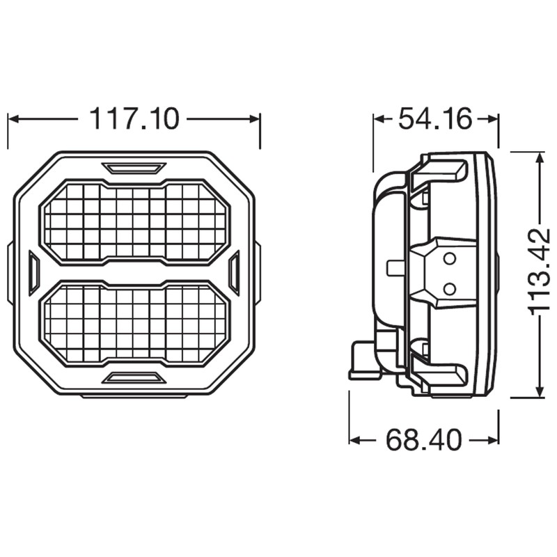 OSRAM LEDriving® Cube PX1500 Wide, LEDPWL114-WD, Off Road, LED Work