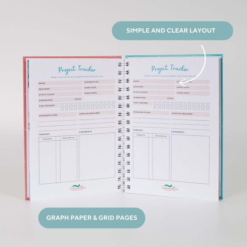 The Complete Cross Stitch Planner - Cross stitching journal incl.