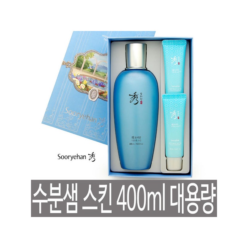 Sulwhasoo 수려한 효비담 수분샘 스킨 400ml 대용량 특별기획세트 / 퍼스트