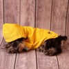 Voarge Dog Zip Up Dog Raincoat with Buttons, Waterproof Dog
