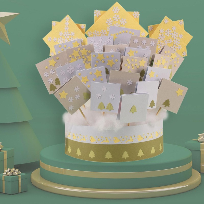 Vaessen Creative Punch Set – Motif Punch – Christmas –