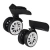 Zerone Travel Luggage, 2 Pieces Swivel Castors for Luggage, Wheel