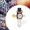 Compressed Air Pressure Regulator, 1/4 Inch Compressed Air Maintenance Unit