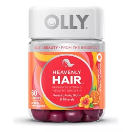 Olly Heavenly Hair Cabello Bello Y Fuerte 60 Gomitas Sabor Toronja