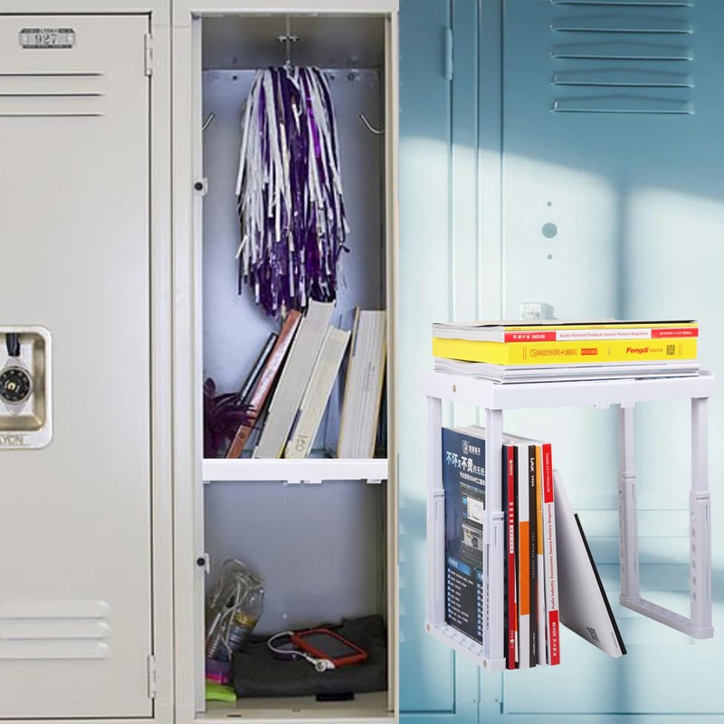 Svartur Adjustable Locker Shelf Organizer – Back to School Essentials