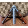 1 Pcs Metal Stainless Steel Durable Folding Butterfly Comb Gift