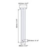 sourcing map Clevis Fork Bolts Single Hole Flat Head Galvanised