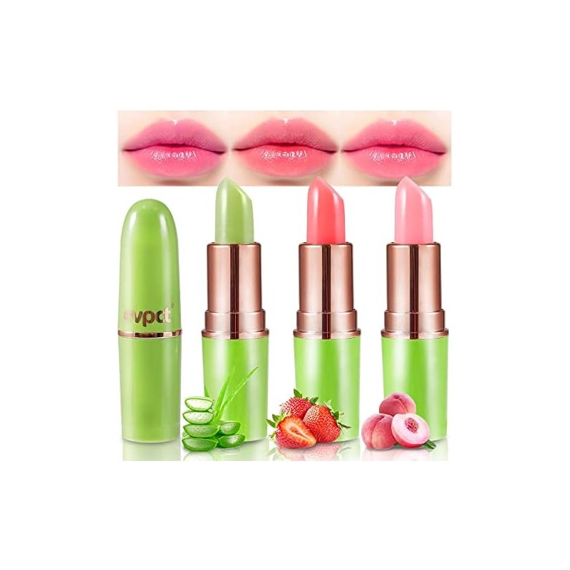 Bálsamo labial evpct – Set de 3 tonos rosa melocotón