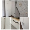 Zerniple Grey Handle Pull Solid Zinc Alloy Drawer Wardrobe Handle