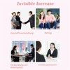 Increased Height Insoles, Self-Adhesive Invisible Elevation Shoe Insoles, Heel Cushion