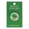 Red Parka Enamel Pin - Broccoli Enthusiast