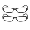 2 Pairs Nearsighted Glasses -3.00 Unisex Distance Glasses