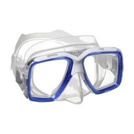 Maske Mares Ray, Maske Erwachsene - Unisex, Blau Trasparent/Trasparent