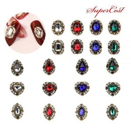 Nail Parts Brooch Parts Single Item Collection 1 Antique Curved Type 20 / 네일파츠 브로치파츠 단품 모음1 앤틱 커브형20