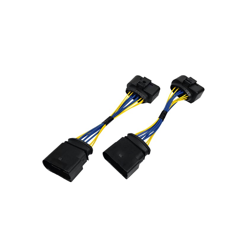 Tokinng Xenon HID Headlamp Headlight Connector Adapter, 14 to 10