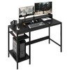 VivomexisAura Computer Gaming Desk with Monitor Stand, Home Office Desk