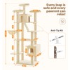 Made4Pets Tall Cat Tree, 80" Cat Tree Tower for Indoor