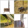 SoloWilder 6cm/2.36" Stove Pipe with Damper Thick Heat Resistant Chimney
