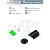 SORWDUERM 1 Pack Black Door Stopper Magnetic Door Cathc Matte