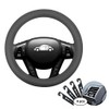 CNYMANY - Funda de silicona directa para volante de coche,