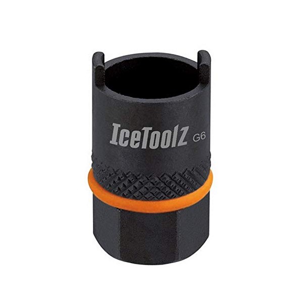 IceToolz Suntour FW Freewheel Remover 2 Prong | Use With 1/2 inch Two-way Ratchet Wrench or 21mm Spanner Wrench | Suntour Compatible 2-notch Freewheels