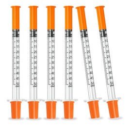 0.5ml 5/16" 30G Syringes, Disposable Individual Packaging - 100Pcs