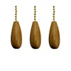 Decorative Wooden Ceiling Fan Pull with Beaded Chain-Light wood-FA111-3Pack