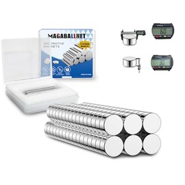 100 Pack imanes fuertes de 6×3mm, imán de neodimio, imanes pequeños para manualidades, refrigerador, pizarra blanca, bricolaje, oficina, puerta, 3D