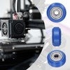 sourcing map 10pcs 3D Printer POM Rollers, Solid High-Speed Gantry