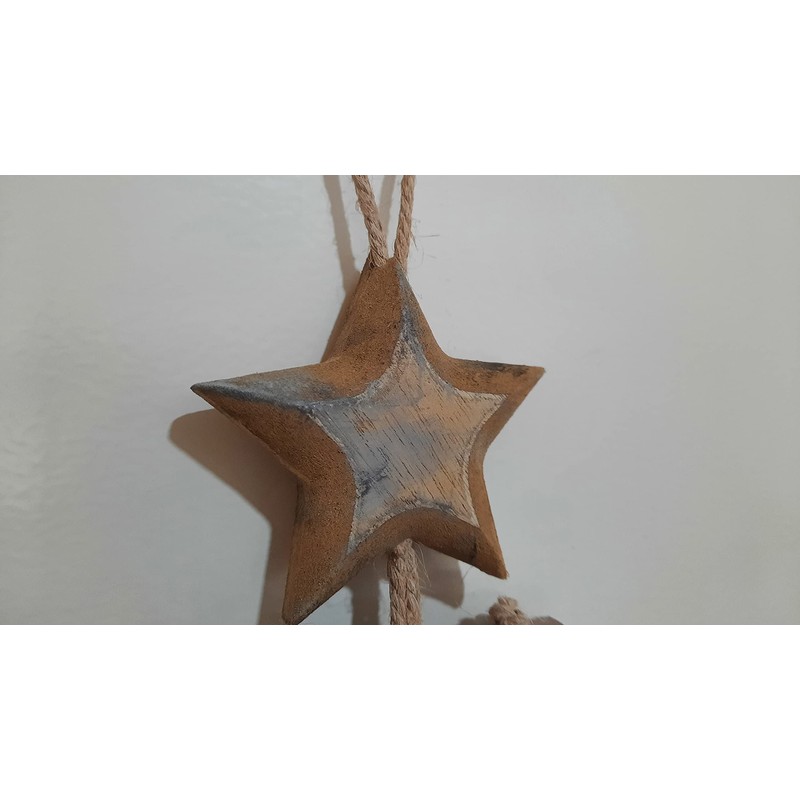 Decorative Rope Ladder Christmas Tree Minimalist Wooden Ladder 70 cm