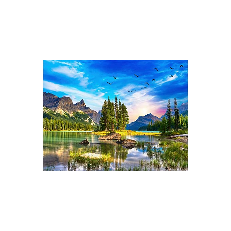 Springbok's 500 Piece Jigsaw Puzzle Spirit Island - Made in