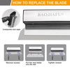 BAOJIAFU Drywall Skimming Blade Set 12", 22" & 32" Drywall