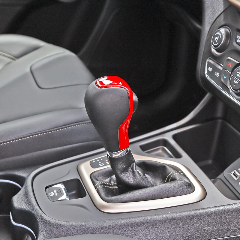 JeCar Car Gear Shift Knob Handle Trim Cover Interior Accessories