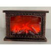 Simulated LED Fireplace Lantern USB & Battery Powered Flameless Light