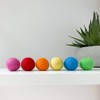 Curtain Felt Ball Tie Hold Backs in Rainbow