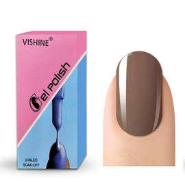 Vishine Soak-Off UV LED Gel Polish Nail Art Manicure Lacquer Tan Color 097