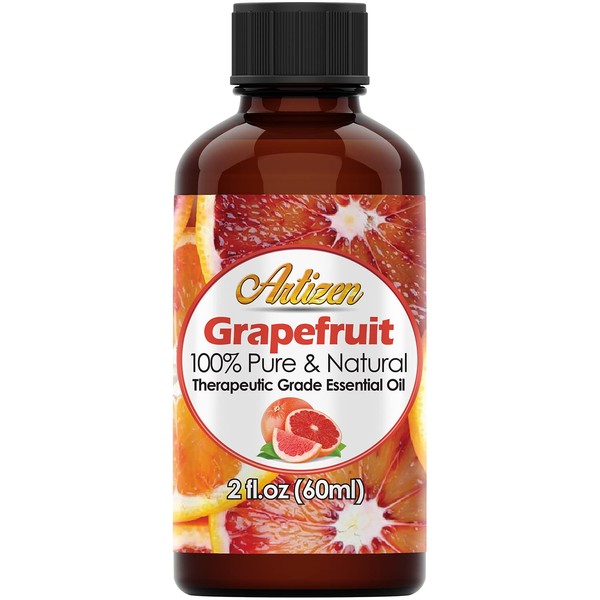 Artizen 2oz Oils - Grapefruit Essential Oil - 2 Fluid Ounces