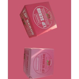 Klovis Lip Scrub & Lip Balm Duo – Exfoliating & Moisturizing Sugar Scrub for Dry, Chapped Lips, Gentle Lip Exfoliator for Smooth, Soft Lips-