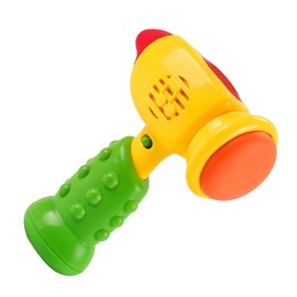 Kisangel Musical Hammer Toy Lights for Boys and Girls Educational Toy Develop Motor Skills Soft Hammer Head