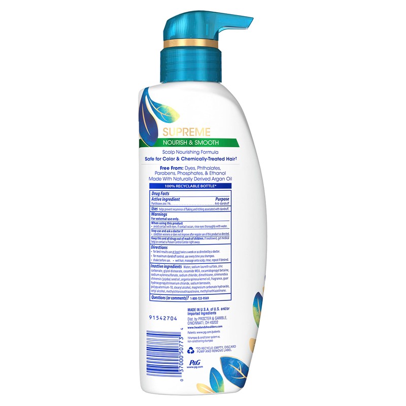 Head & Shoulders Supreme Sulfate Free Nourish & Smooth Shampoo