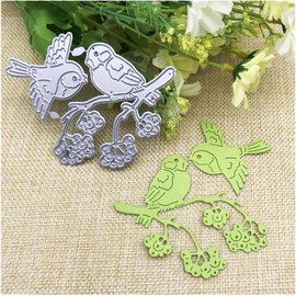 Spring Birds Metal Cutting Dies, Bird Die Cuts Embossing Stencils Template Mould for Card Scrapbooking and DIY Craft Album Paper Card Decor