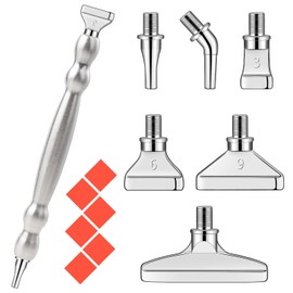 papasgix 14Pcs DIAMOND Art PAINTING Pens Kits, Ergonomic Diamond Art Metal Drill Pen Tips with Multi Pen Heads, 5D DIAMOND Art Accessories Tools for DIY Craft Crystal(Gourd-Silver)