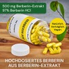Berberine 500 mg, 60 capsules, high dose, top dietary supplement