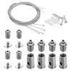 PATIKIL Ceiling Hanging Wire Cable Kit, 4 Set Lights Panel