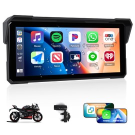 CAMECHO Écran Carplay et Android Auto sans Fil, 7 inch Écran Tactile Portable Car Radio Avec Airplay Bluetooth AUX FM Transmitter la Plupart des Voiture Models